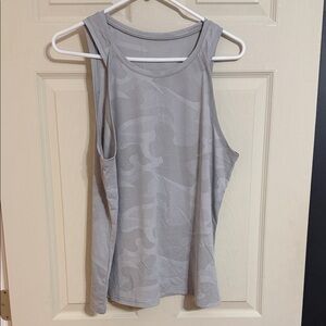 SHEIN Light Gray Scoop Neck Performance Tank
